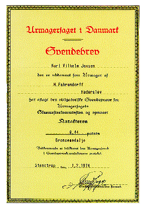 Svendebrevet fra 1974   -   (52 Kbyte)